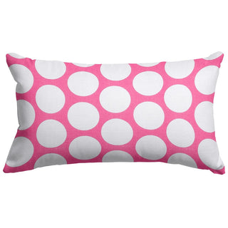 Large Polka Dot Small Pillow