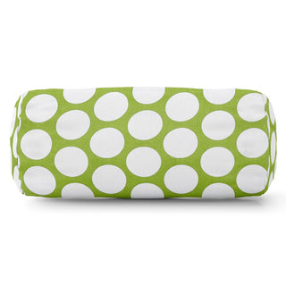 Large Polka Dot Round Bolster Pillow