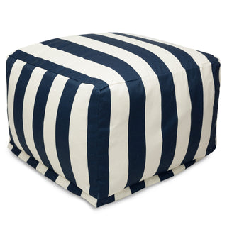 Vertical Stripe Ottoman