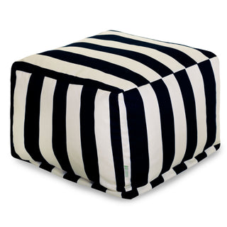 Vertical Stripe Ottoman