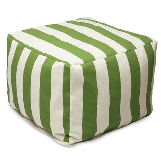 Vertical Stripe Ottoman