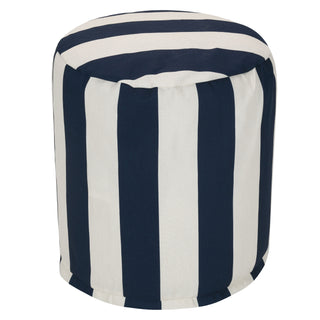 Vertical Stripe Pouf