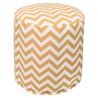 Chevron Pouf