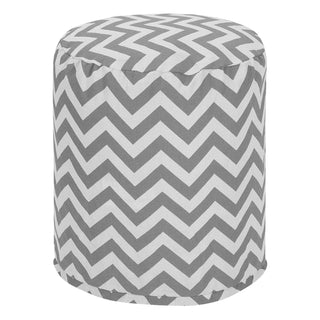 Chevron Pouf