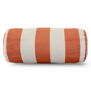 Vertical Stripe Round Bolster Pillow