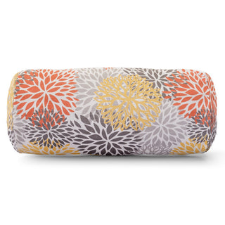 Citrus Blooms Round Bolster Pillow