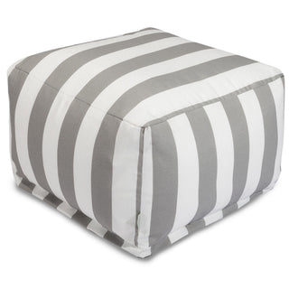 Vertical Stripe Ottoman