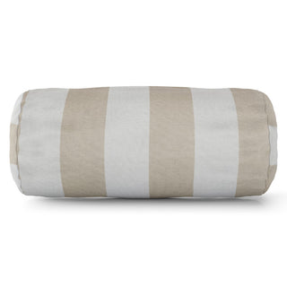 Vertical Stripe Round Bolster Pillow