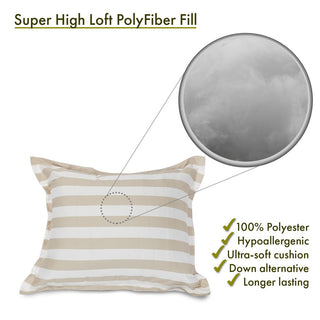 Vertical Stripe Floor Pillow