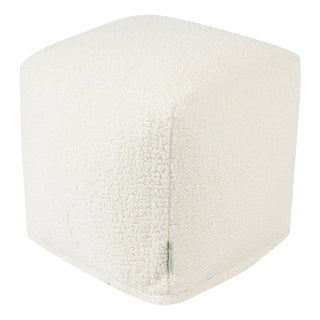 Solid Cream Sherpa Cube