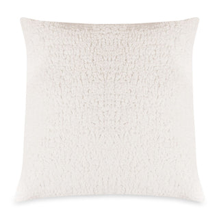 Solid Cream Sherpa Large Pillow