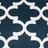 Navy Blue Trellis